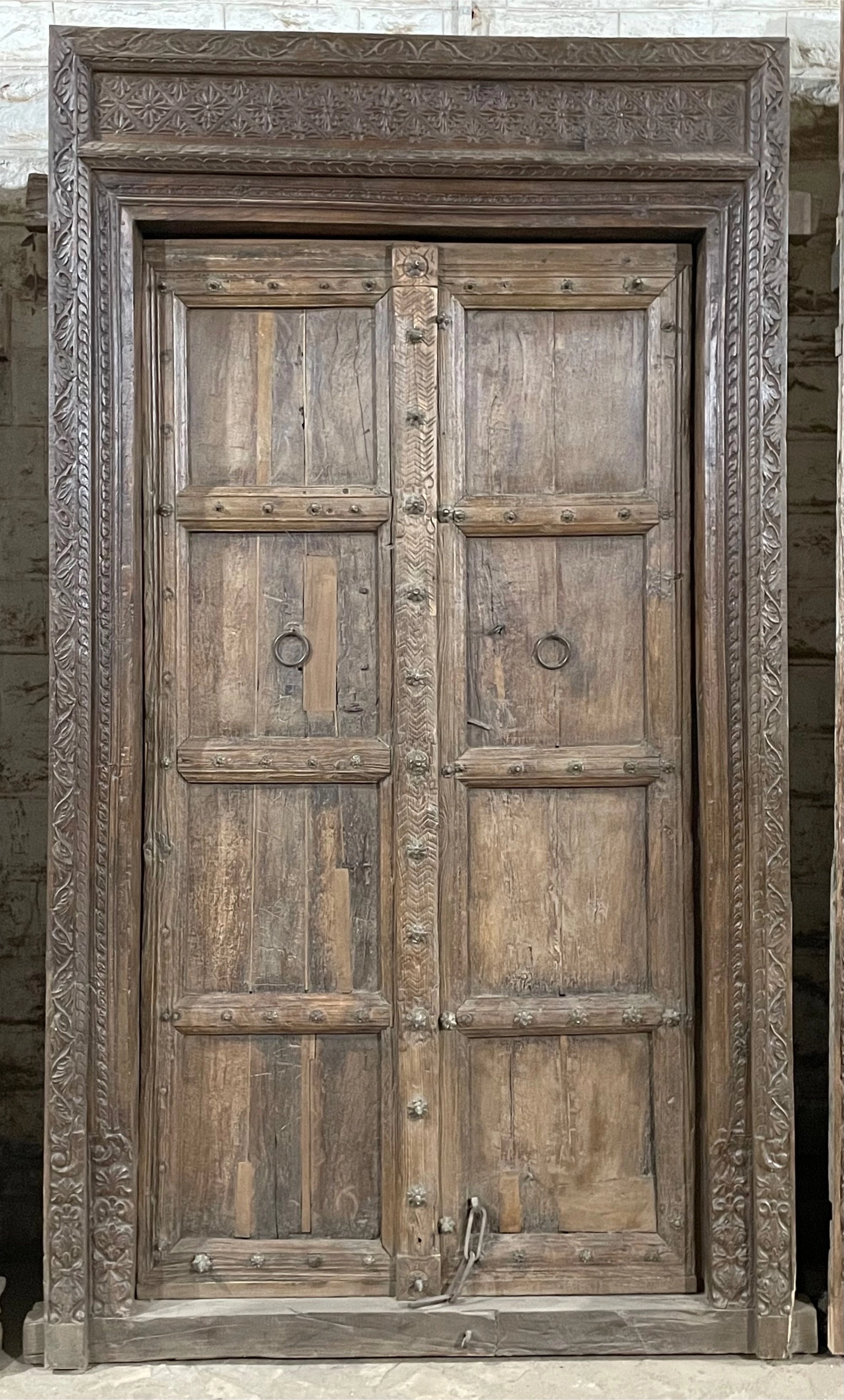 Historische Tür und Holz für Schrank